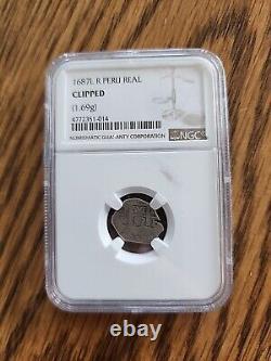 1687L Peru Real-NGC graded-collectable silver coins-ancient coins