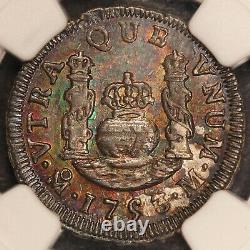 1753-Mo M Mexico 1 One Real Silver Coin NGC MS 62 KM# 76.1 TOP POP