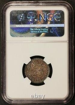 1753-Mo M Mexico 1 One Real Silver Coin NGC MS 62 KM# 76.1 TOP POP