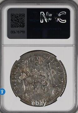 1787 Lima Peru 8 Reales Silver Coin With Chinese Chopmark Ngc