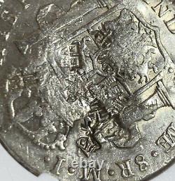 1787 Lima Peru 8 Reales Silver Coin With Chinese Chopmark Ngc