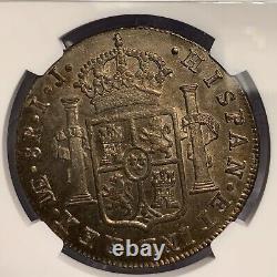 1788 Lima Ij Peru 8r Silver Coin Ngc Unc
