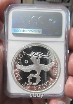 1795-2020 NGC PF 70 Ultra Cameo Silver 2oz. Capped Bust Design, Smithsonian