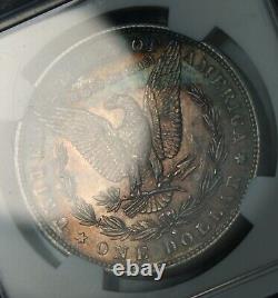 1882-s Morgan Silver Dollar Ngc Ms64 Toned Collector Coin. Free Shipping