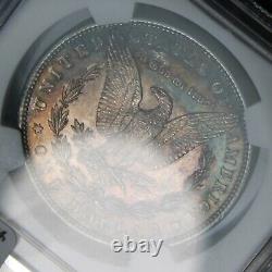 1882-s Morgan Silver Dollar Ngc Ms64 Toned Collector Coin. Free Shipping