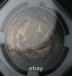 1882-s Morgan Silver Dollar Ngc Ms64 Toned Collector Coin. Free Shipping