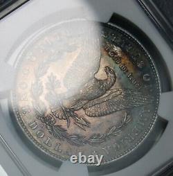 1882-s Morgan Silver Dollar Ngc Ms64 Toned Collector Coin. Free Shipping