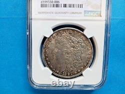 1891 Morgan Silver Dollar $1 NGC AU55