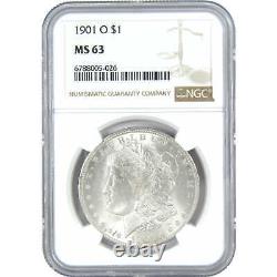 1901 O Morgan Dollar MS 63 NGC Silver $1 Uncirculated Coin SKUI16449