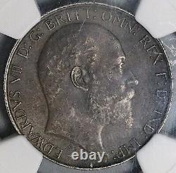 1908 NGC XF 45 Florin Edward VII Great Britain 2 Shillings Coin (23021102C)