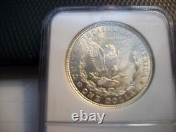 1921 P Morgan Silver Dollar Ngc Ms65 -bright White Coin