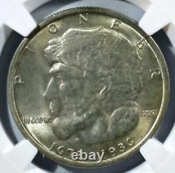 1936 Elgin Silver Half Dollar Commemorative NGC MS-66 Mint State 66
