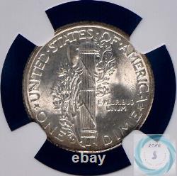 1944-D Mercury Dime NGC MS67 FB Two Coins