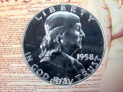 1955 to 1963 P, 9-Coin Set Franklin Half Dollars NGC Pf 68 R. Tomaska Signed