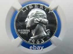 1955 to 1964 P, 10-Coin Set, Washington Quarters NGC Pf 68 Beautiful Set