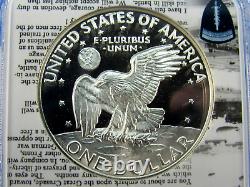 1971 to 1976 S 5-Coin Set, Silver Eisenhower Dollars NGC Pf 69 Ucam Tomaska Sig