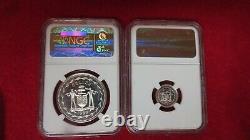 1980 Belize $1 Silver Coins NGC PF 67.999 PCGS NGC 1oz ultra low mintage