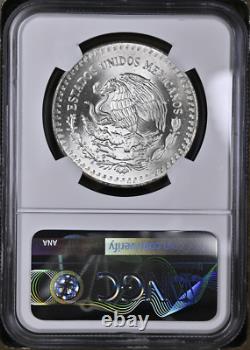 1983-Mo 1-ONCE MEXICO LIBERTAD WINGED-VICTORY KM# 494.1 NGC MS-67 HIGH-GRADES
