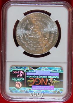 1985-Mo 1-ONCE MEXICO LIBERTAD WINGED-VICTORY KM# 494.1 NGC MS-67 HIGH-GRADES