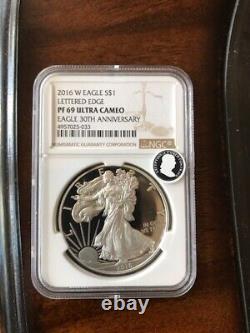 1986-2016 Silver Eagles All 30 Coins Are Ngc Pf69 Ultra Cameo Free Shipping