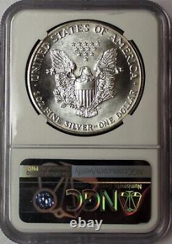 1989 $1 Silver Eagle NGC MS70 Brown Label