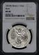 1991-Mo Mexico Silver Libertad 1 Onza NGC MS-68