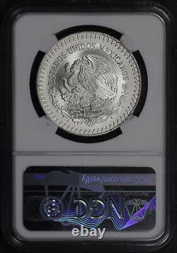 1991-Mo Mexico Silver Libertad 1 Onza NGC MS-68