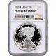 1991-S American Proof Silver Eagle One Dollar Coin NGC PF70 Ultra Cameo