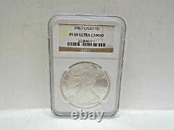 1996 P Silver Eagle Certified as PR69Ultra Cameo by NGC #2624006-011