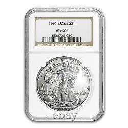 1996 Silver American Eagle MS-69 NGC SKU #6907