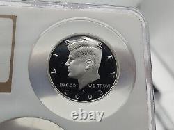 1999-2003 S Proof Silver Kennedy Half NGC Ultra Cameo Rare 5 Coin Big Slab