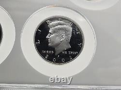 1999-2003 S Proof Silver Kennedy Half NGC Ultra Cameo Rare 5 Coin Big Slab