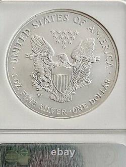 2- 2006-w 20th Anniversary American Silver Eagles Ms-69- Blue Seal & Brown Seal