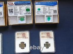 2 Pc. Lot-certified Emerald-certified 1400+/- Year Old Byzantine Medieval Coin