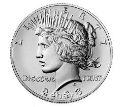 2 coin set 2023 uncirculated morgan and peace dollars ngc ms 70 fr presale