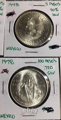 2002 Mexico. 999 Silver Libertad 1 Onza+6COINS SILVER READ DESCRIPTION OF 6 COINS
