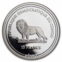 2004 Congo Silver 10 Francs Wildlife Protection PF-69 UCAM NGC SKU#280050