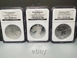 2006 American Silver Eagle 20th Anniversary Set NGC MS/PF69