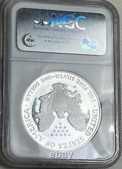 2006 W Proof Silver Eagle NGC PF70 Ultra Cameo From 20TH Anniversary