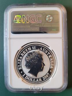 2007 2010 Australia Coin Year of the TIGER 1 oz 999 SILVER NGC MS 70 SCARCE