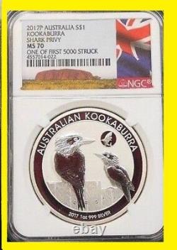 2007-2022 Australia Kookaburra 16 SILVER COINS set all perfect NGC MS 70 RARE 1