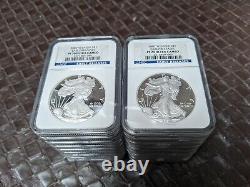 2007 W Proof American Silver Eagle. Early Releases, NGC PF70 Ultra Cameo
