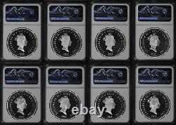 2011 Niue $2 Silver Star Wars Colorized 8 Coin Set NGC PF-70 Ultra Cameo