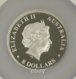 2011-P Australia Koala 5 oz $8 Proof Silver Coin NGC PF69 UC First Year of Issue