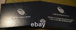 2012 San Francisco 2 Coin Silver Proof Set Both Coins PF 70 with Complete Box