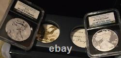 2012 San Francisco 2 Coin Silver Proof Set Both Coins PF 70 with Complete Box