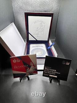 2013 Great Britain Britannia 5oz Silver Proof 10 Pound Coin NGC PF69 1st Release