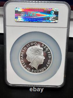 2013 Great Britain Britannia 5oz Silver Proof 10 Pound Coin NGC PF69 1st Release