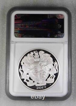 2013 Piefort UK Silver Proof Coin 1985-97 Design NGC PF70 Ultra Cameo 1039