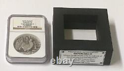 2014 1 oz Silver Coin Niue Swiss UHR Capercaillie Mountain Cock NGC PF70 MATTE